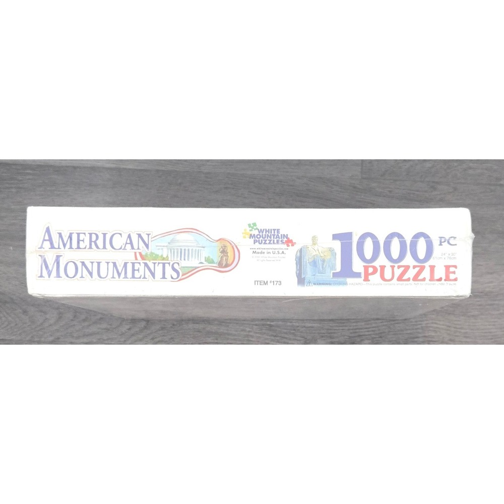 American Monuments 1000-piece jigsaw puzzle, new sealed‎ - Picture 5 of 6